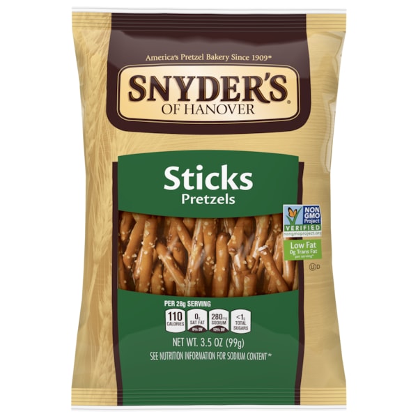 Snyders Of Hanover Snyder's Of Hanover Pretzel Sticks 3.5 oz. Bag, PK8 111818 - main